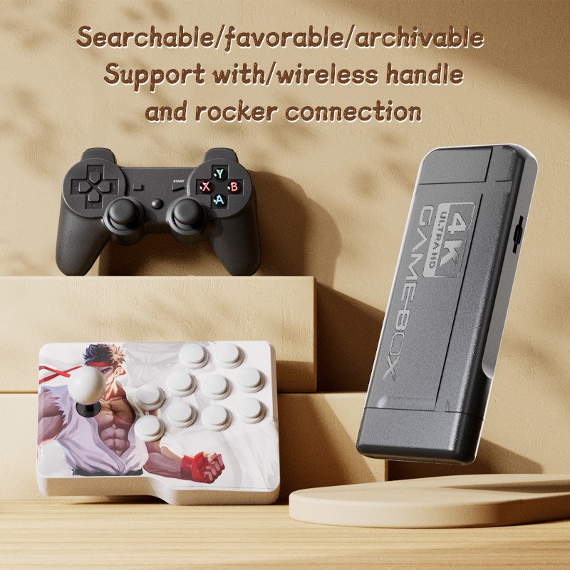 k9家用游戏机双人手柄摇杆电视游戏机HDMI 1万款游戏2.4G无线电视