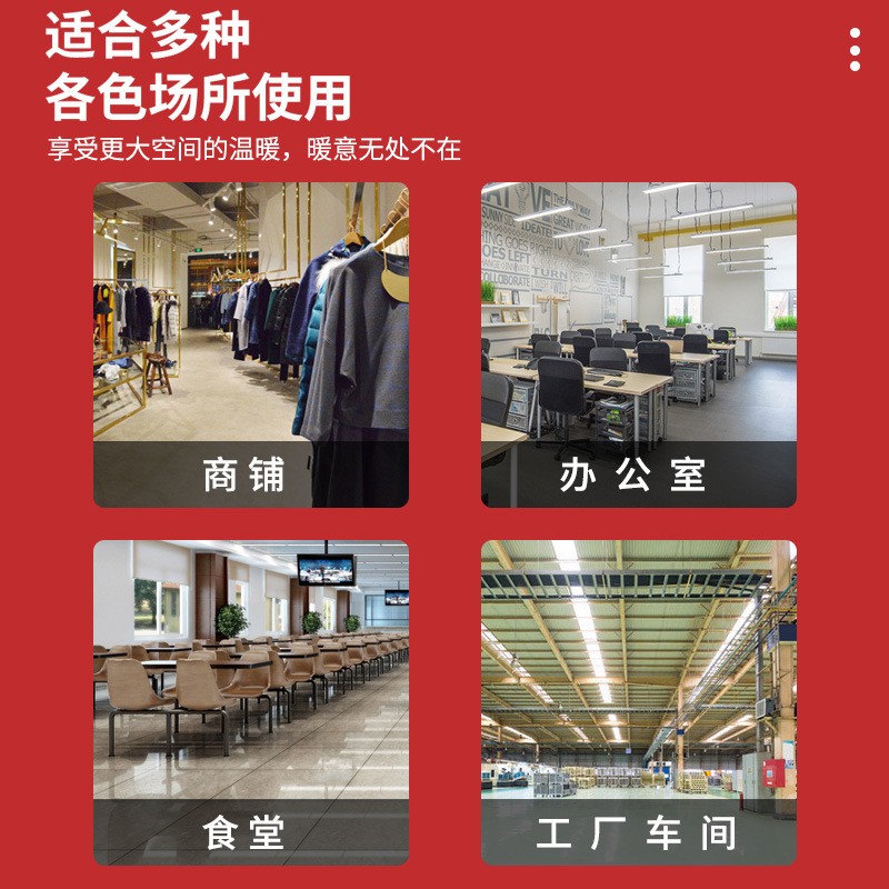 小钢炮取暖器工业暖风机家用大功率电暖器热风机外贸欧规美规速热
